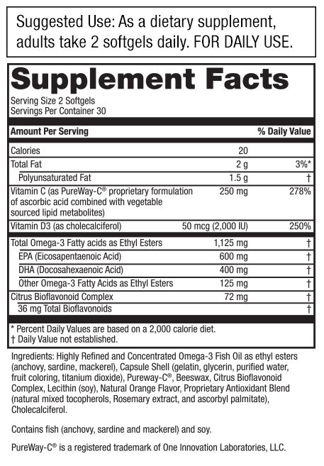 Omega-3 Plus Vitamin C & D