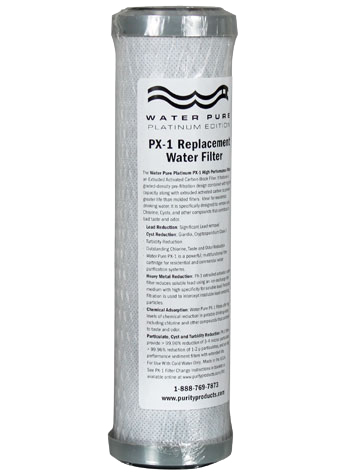 Water Pure<sup>®</sup> Platinum PX-1 / PB-1 High Performance Replacement Filter